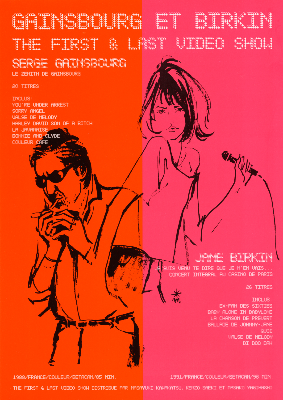 Gainsbourg et Birkin “The First & Last Video Show”