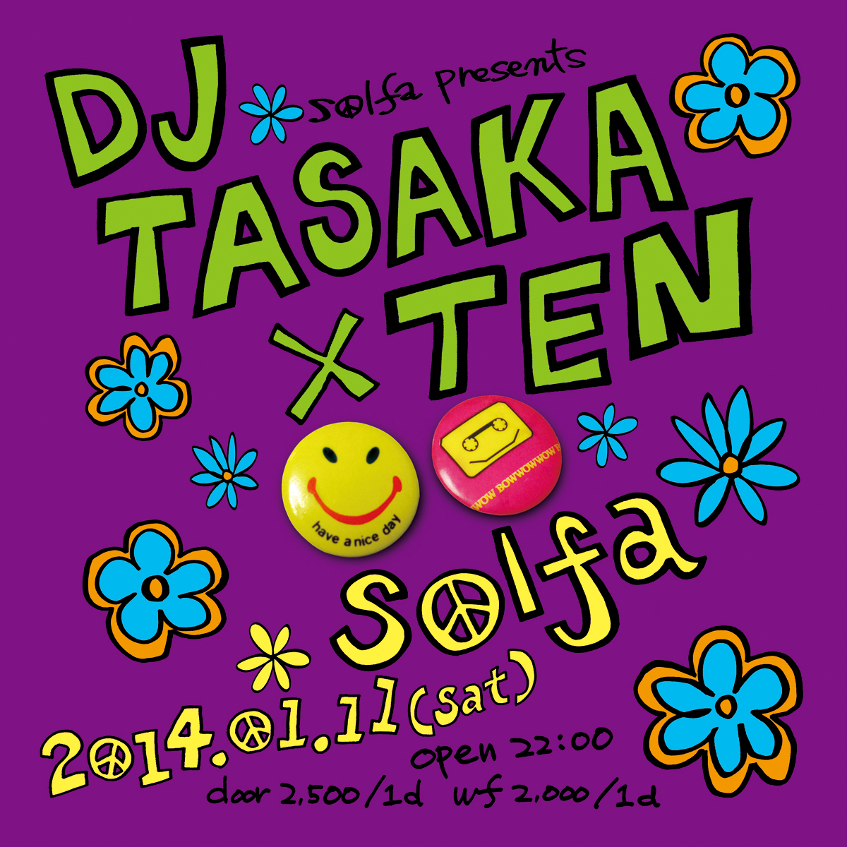 Solfa Presents “DJ Tasaka × Ten”